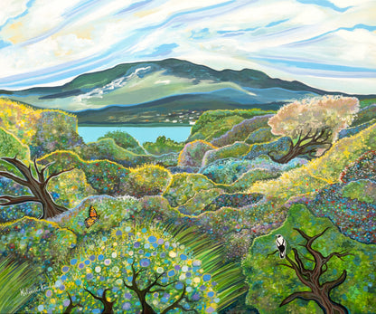 'Mt Wellington Across the Derwent' canvas print