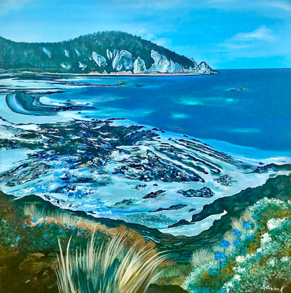 'On The Rocks' canvas print