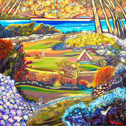 'Golden Moments' acrylic print