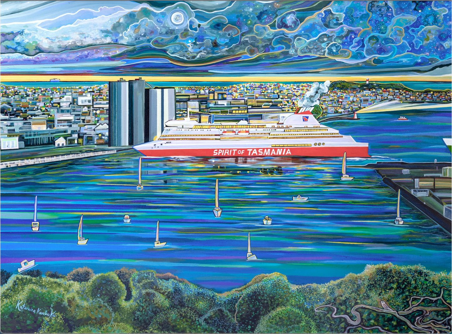 'The Spirit Of Tasmania, Devonport' Canvas Print