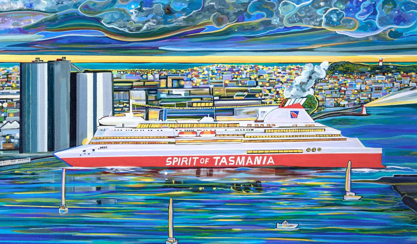 'The Spirit Of Tasmania, Devonport' acrylic print