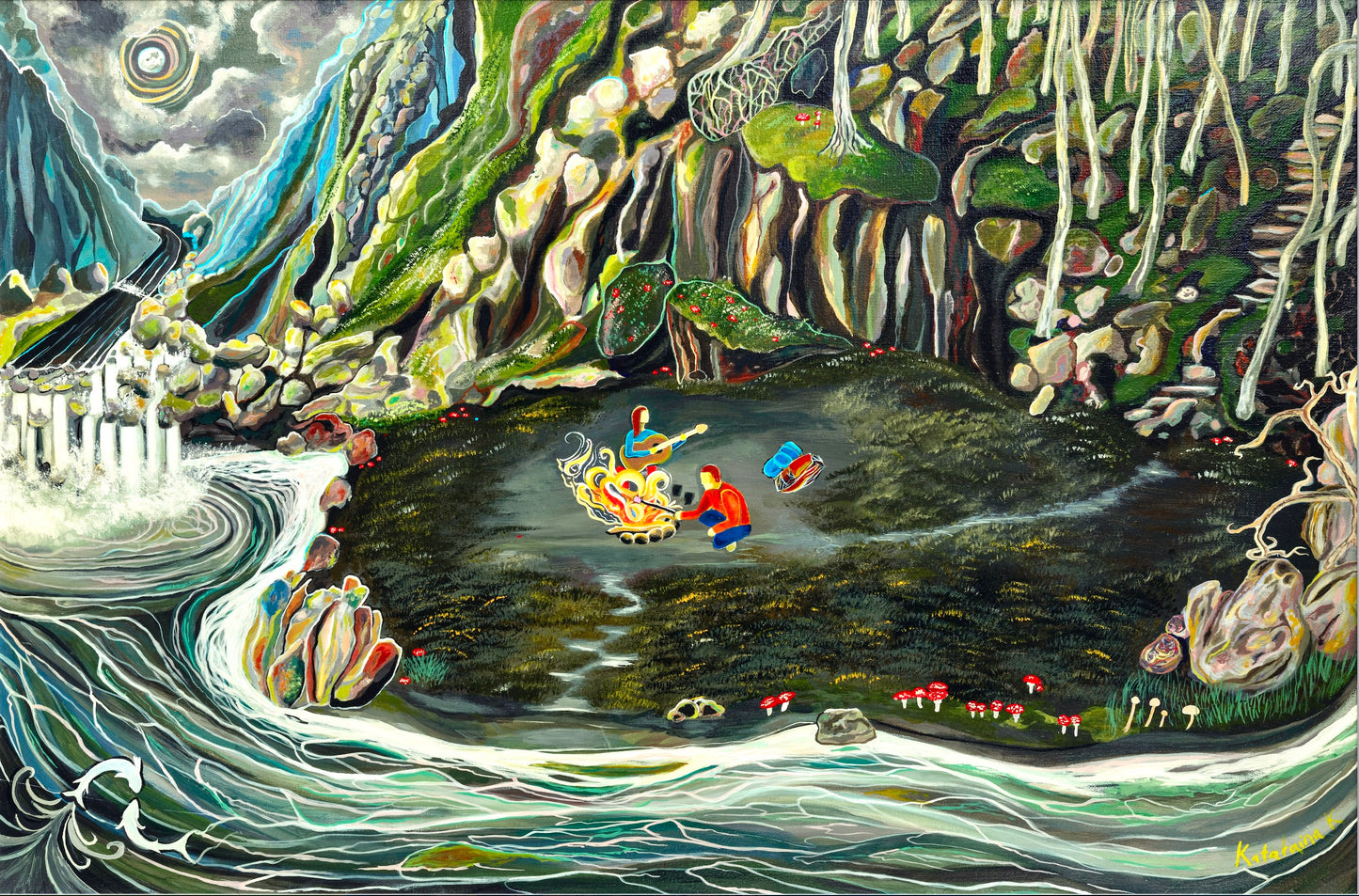 'Down By The River' acrylic print