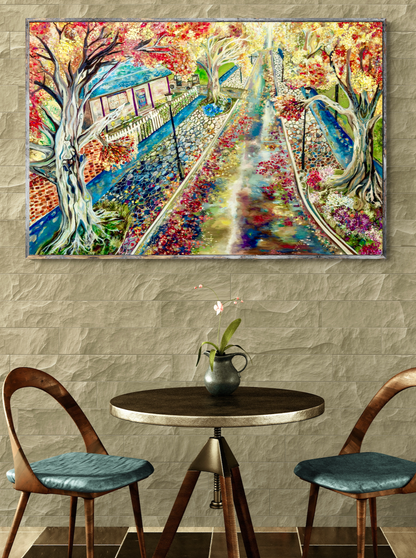'Victoria Street, Ulverstone' canvas print