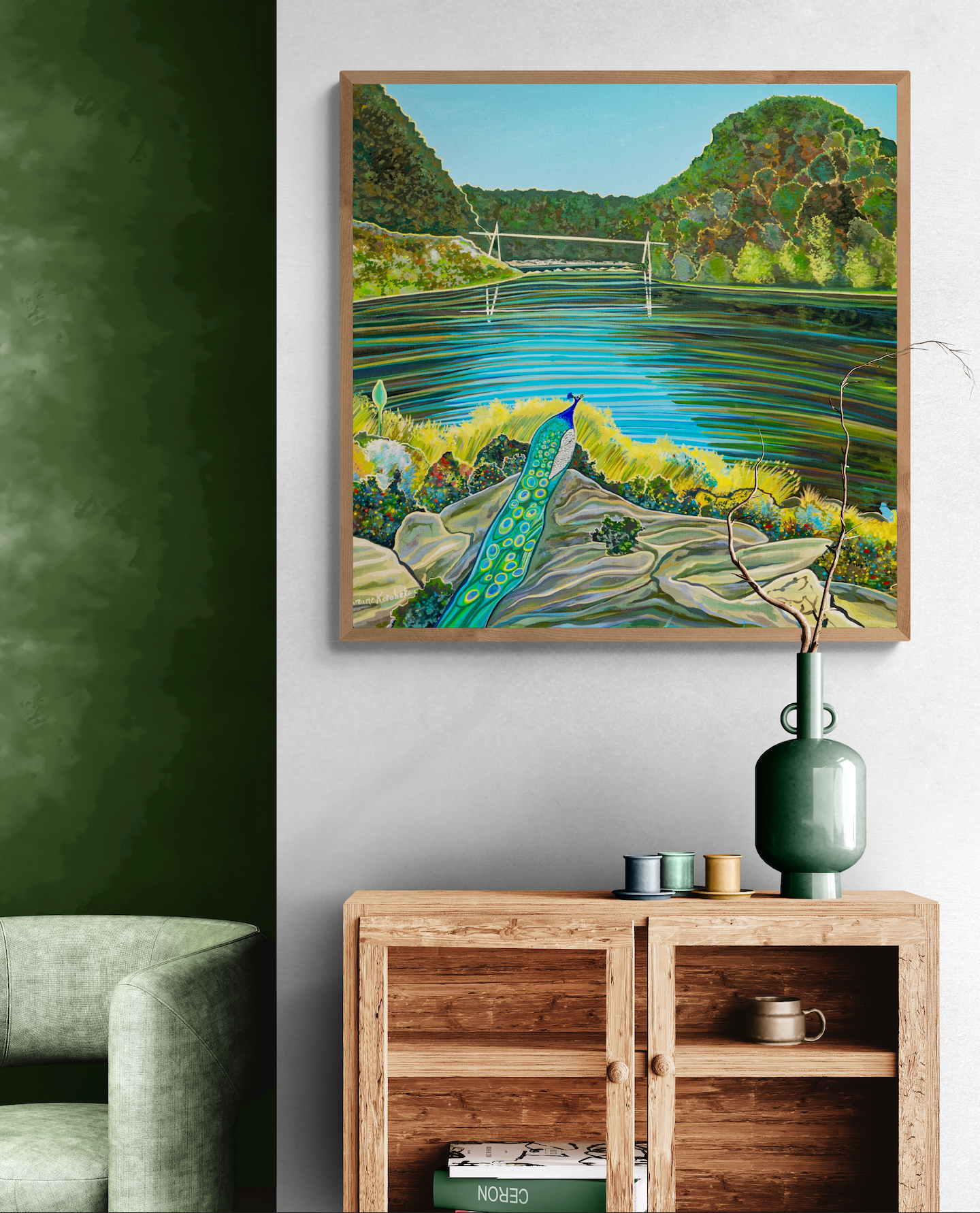 'Down By The Gorge' canvas print
