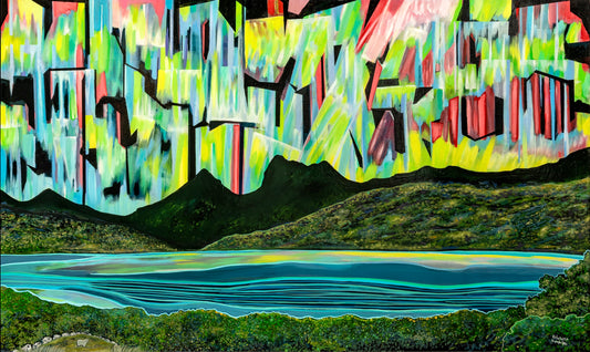 'Lights Of Cradle' acrylic print