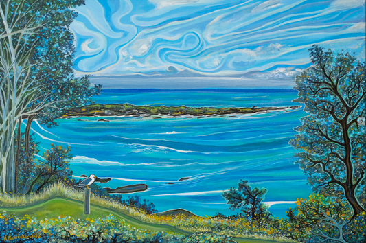 'Breakfast At Boak Harbour' canvas print