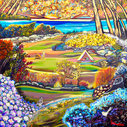 'Golden Moments' canvas print