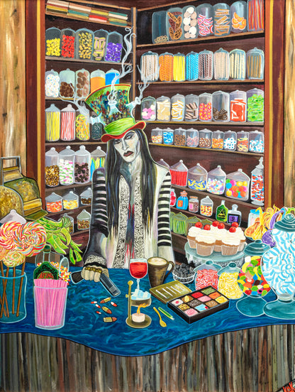 'Seduction of Indulgence' acrylic print