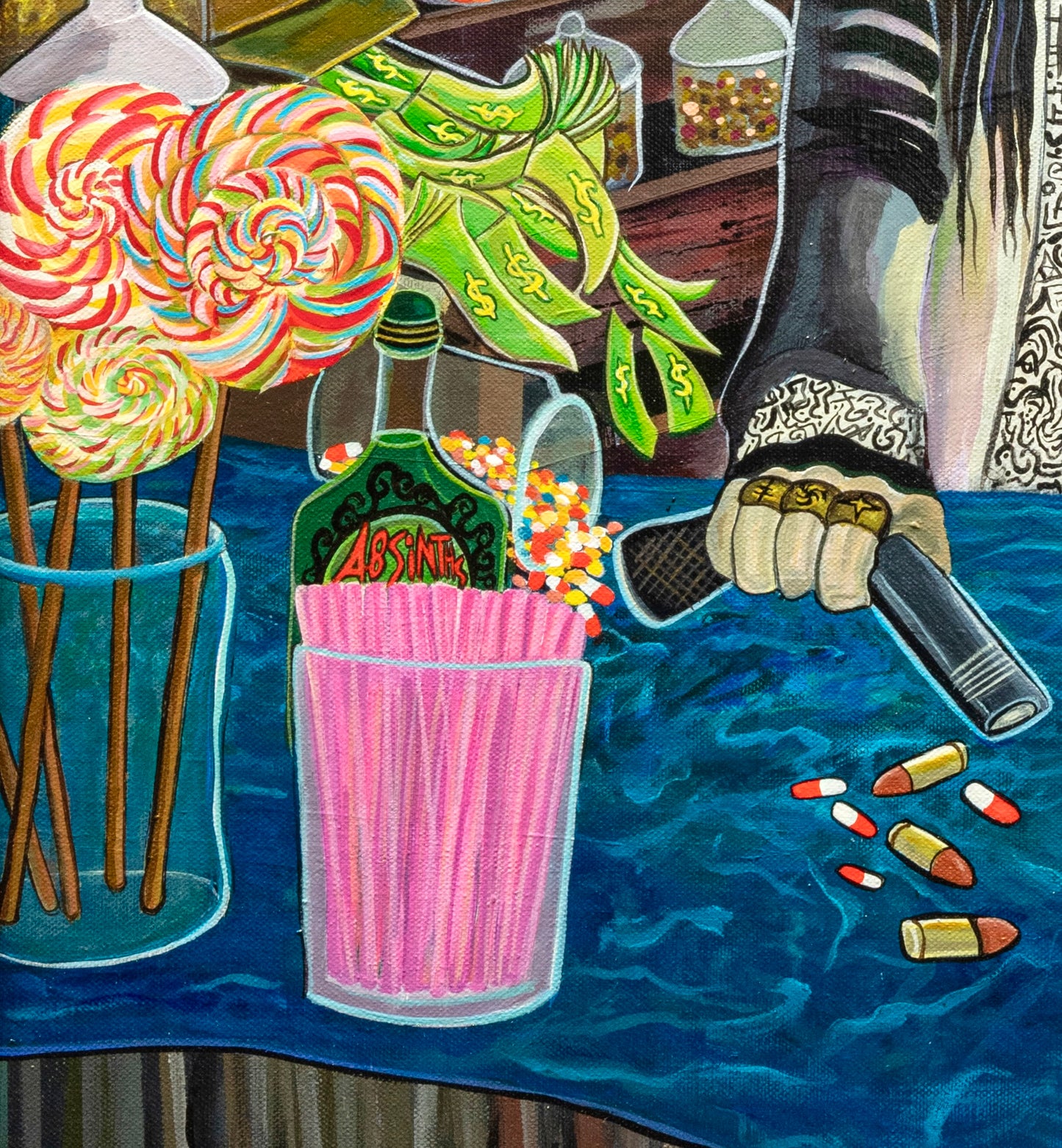 'Seduction of Indulgence' acrylic print