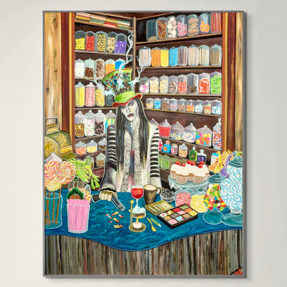 'Seduction of Indulgence' canvas print