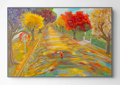 'Autumn At Evandale' canvas print