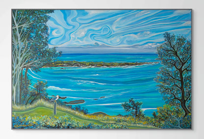 'Breakfast At Boak Harbour' canvas print