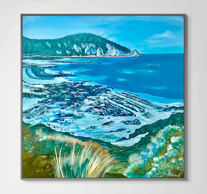 'On The Rocks' canvas print