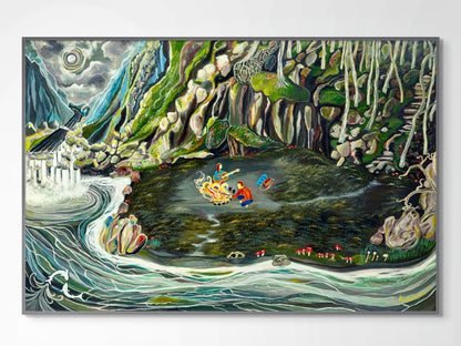 'Down By The River' canvas print