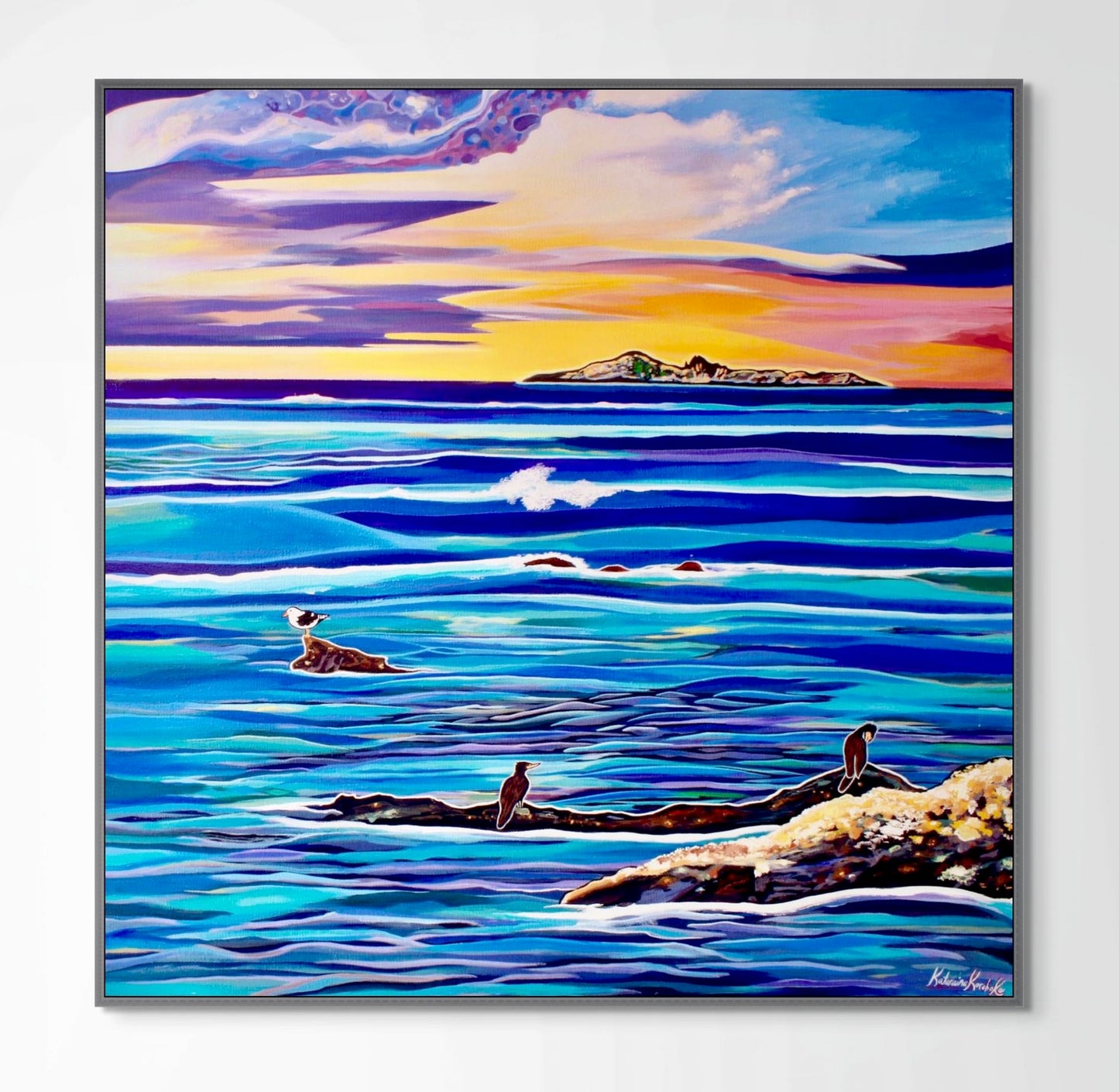 'Holm Sweet Holm' canvas print