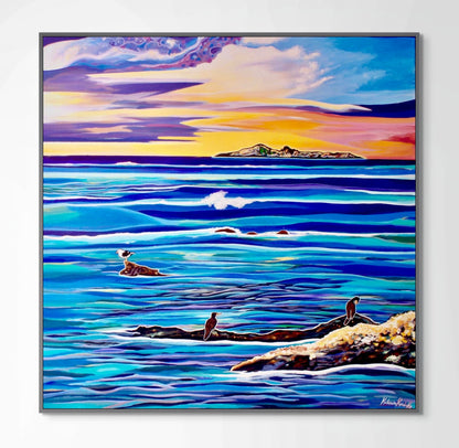 'Holm Sweet Holm' canvas print