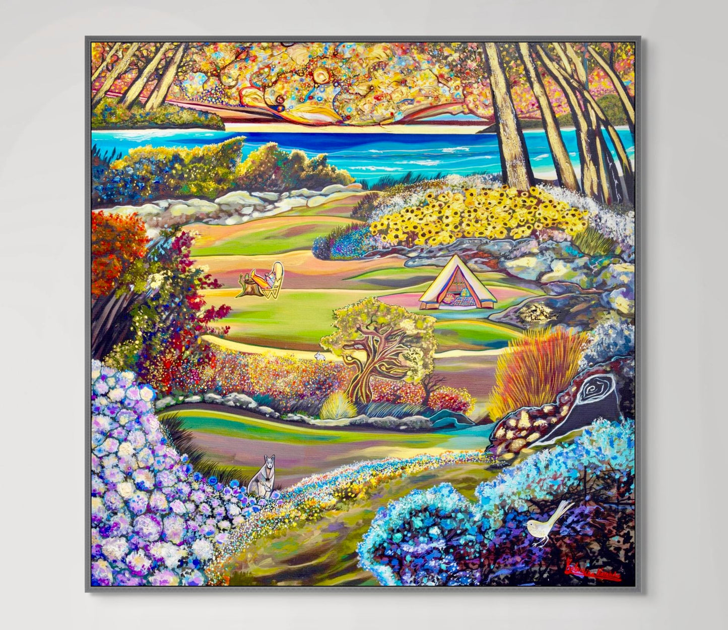 'Golden Moments' canvas print