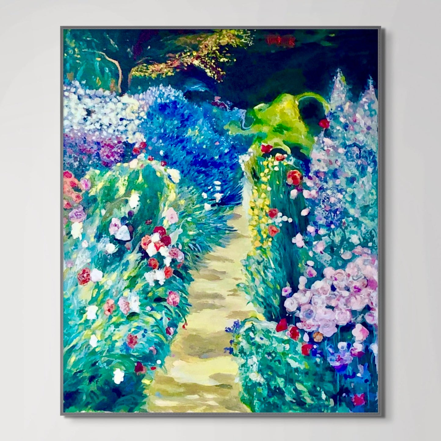 'Down The Garden Path' canvas print