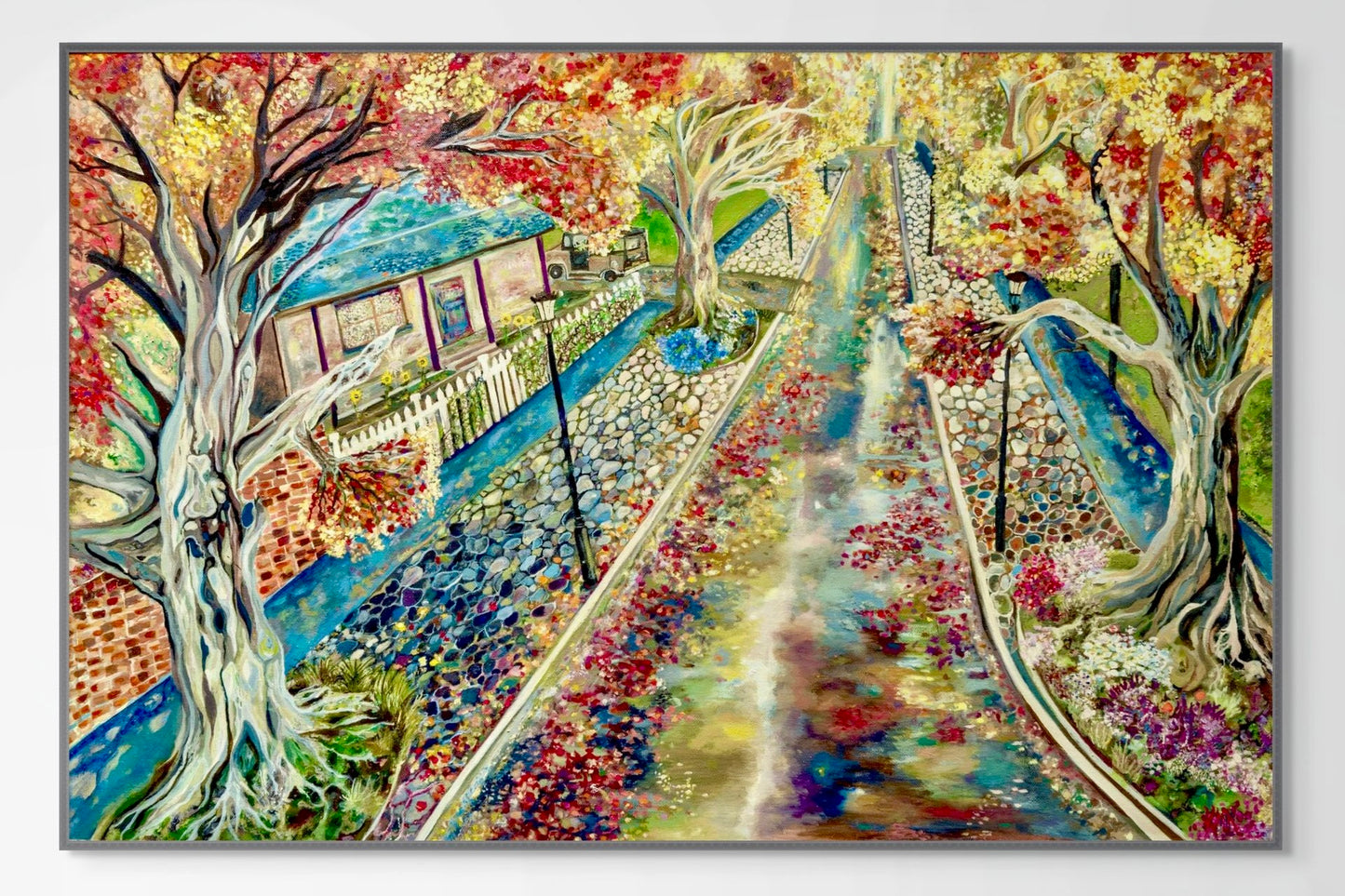 'Victoria Street, Ulverstone' canvas print
