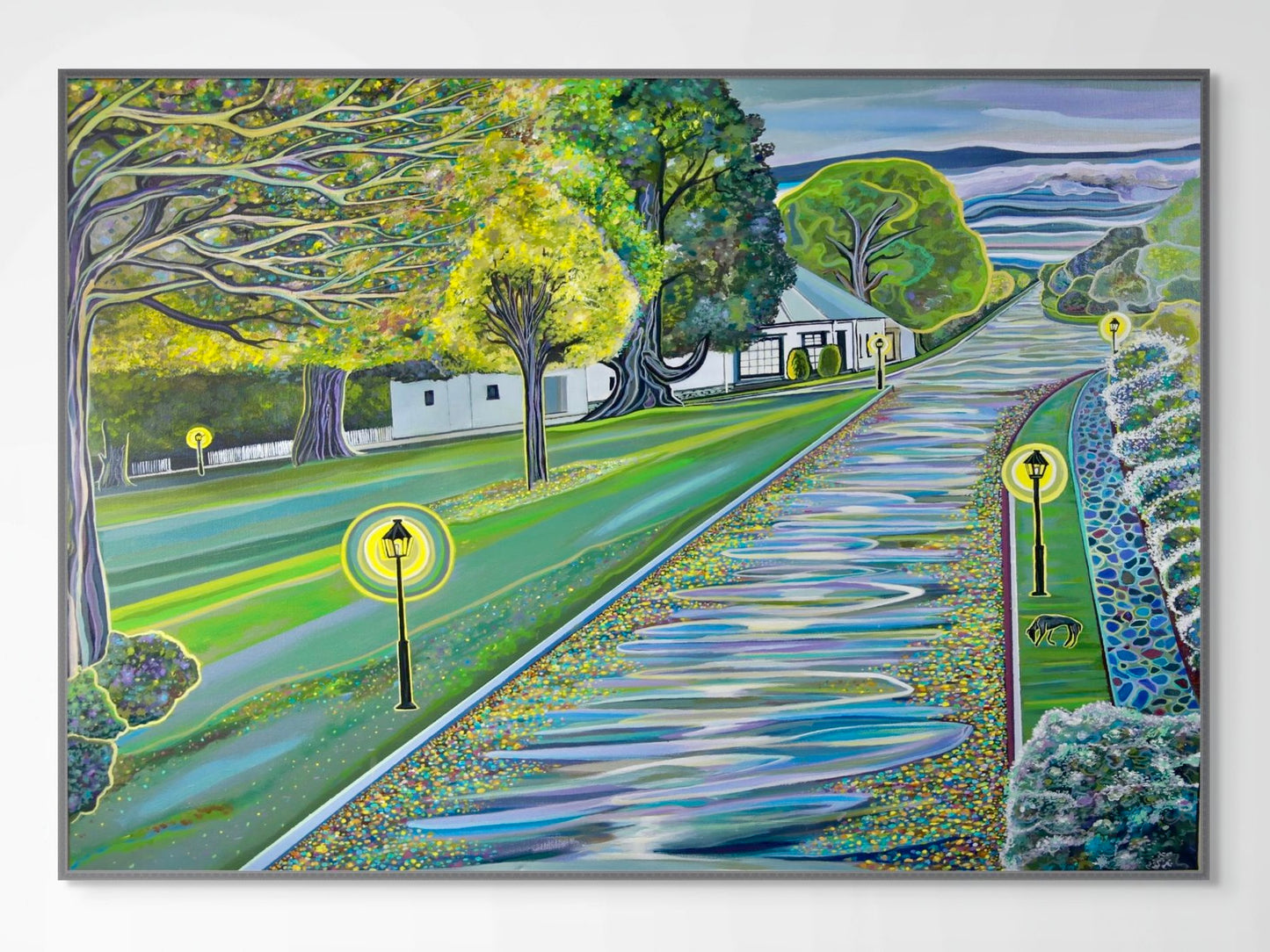 'A Rain Soaked Westbury Day' canvas print