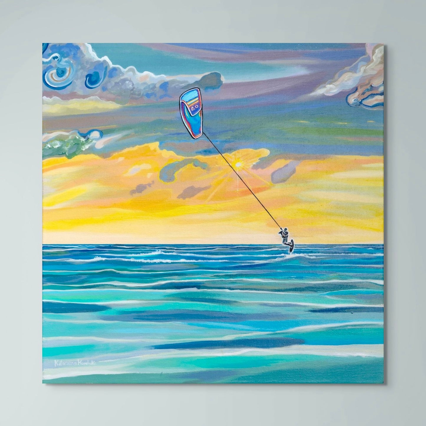 'Best Of Both Worlds' canvas print