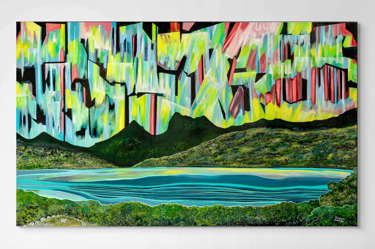 'Lights Of Cradle' canvas print