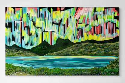 'Lights Of Cradle' canvas print