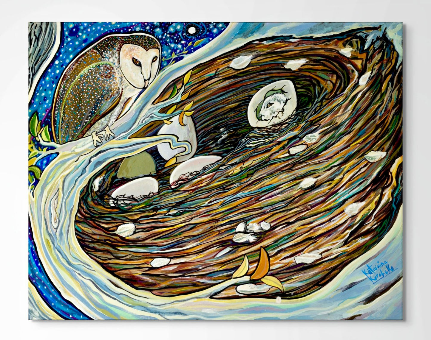 'Midnight Miracle' canvas print