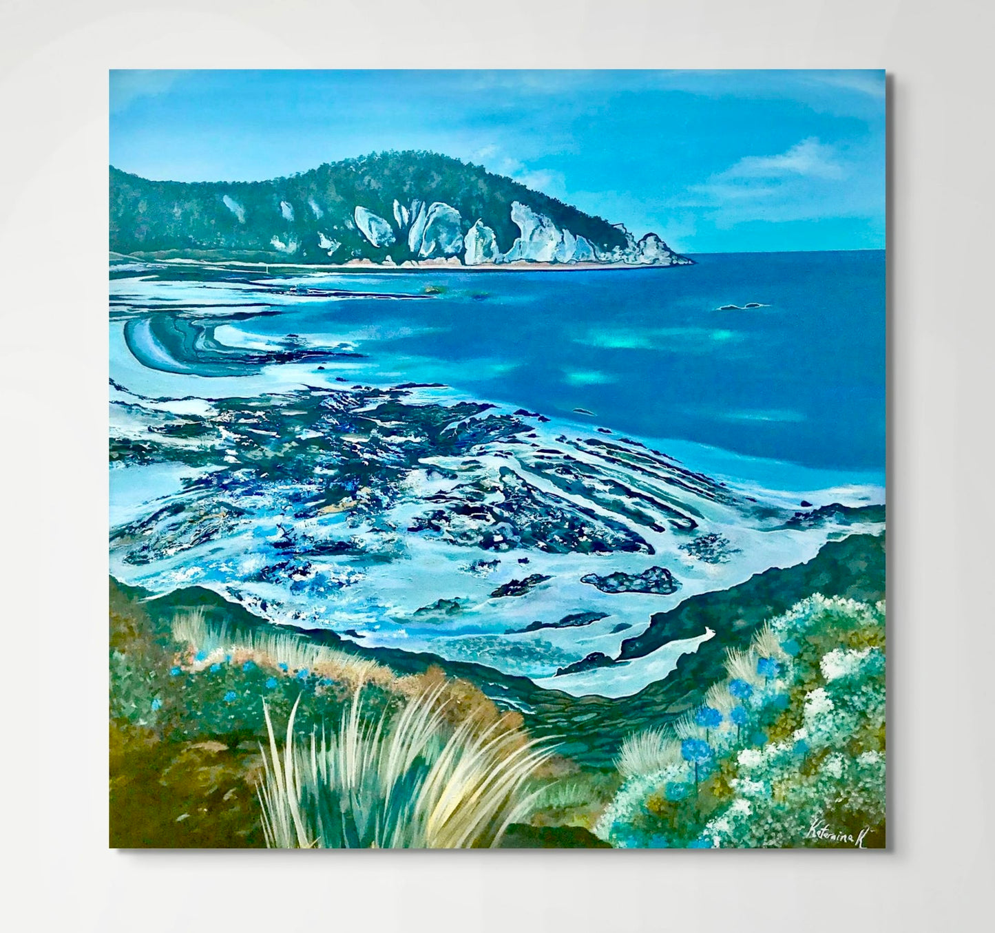 'On The Rocks' canvas print