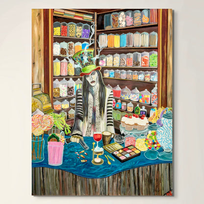 'Seduction of Indulgence' canvas print