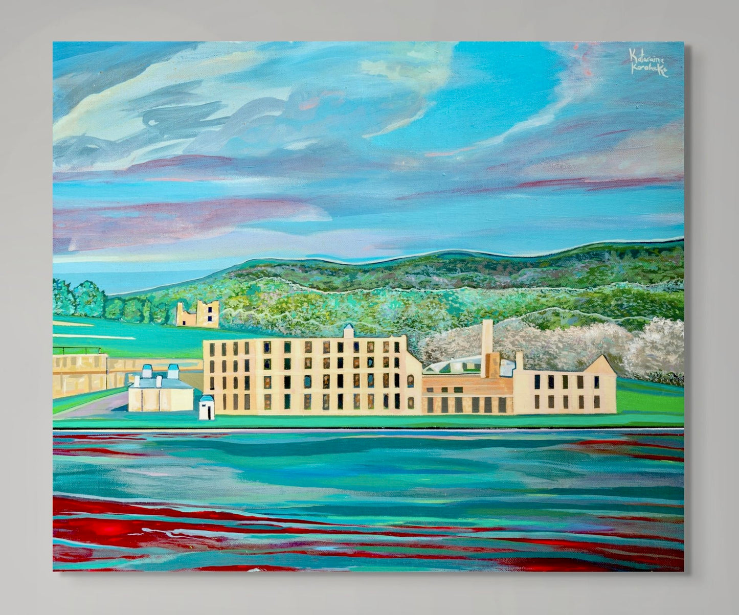 'Set In Stone' canvas print