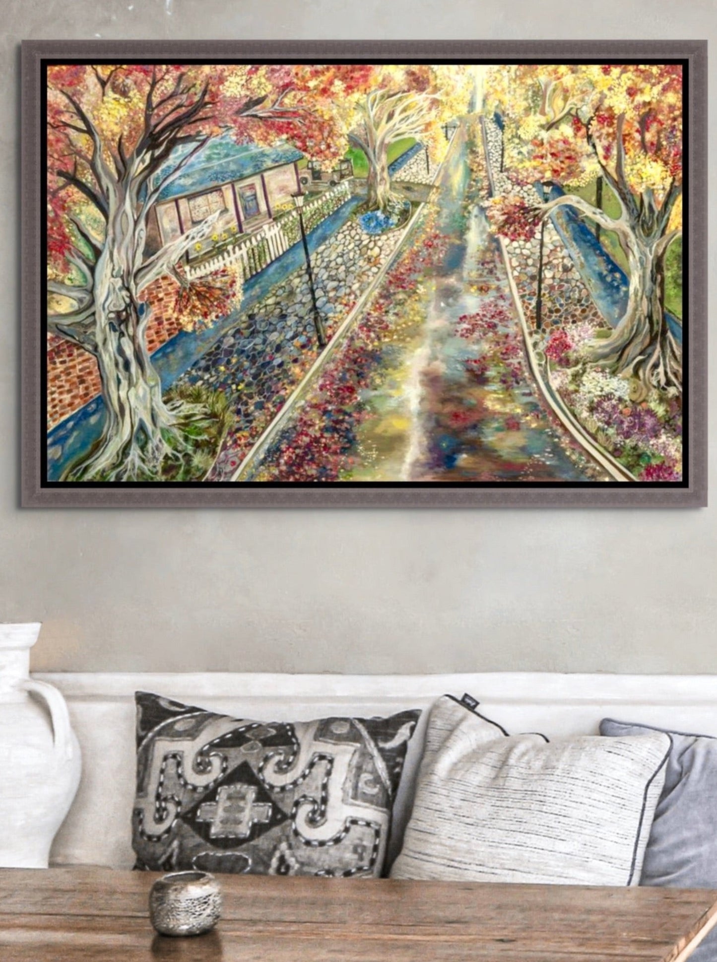 'Victoria Street, Ulverstone' canvas print