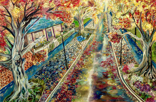 'Victoria Street, Ulverstone' acrylic print