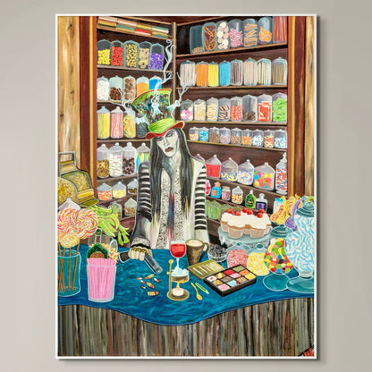 'Seduction of Indulgence' canvas print