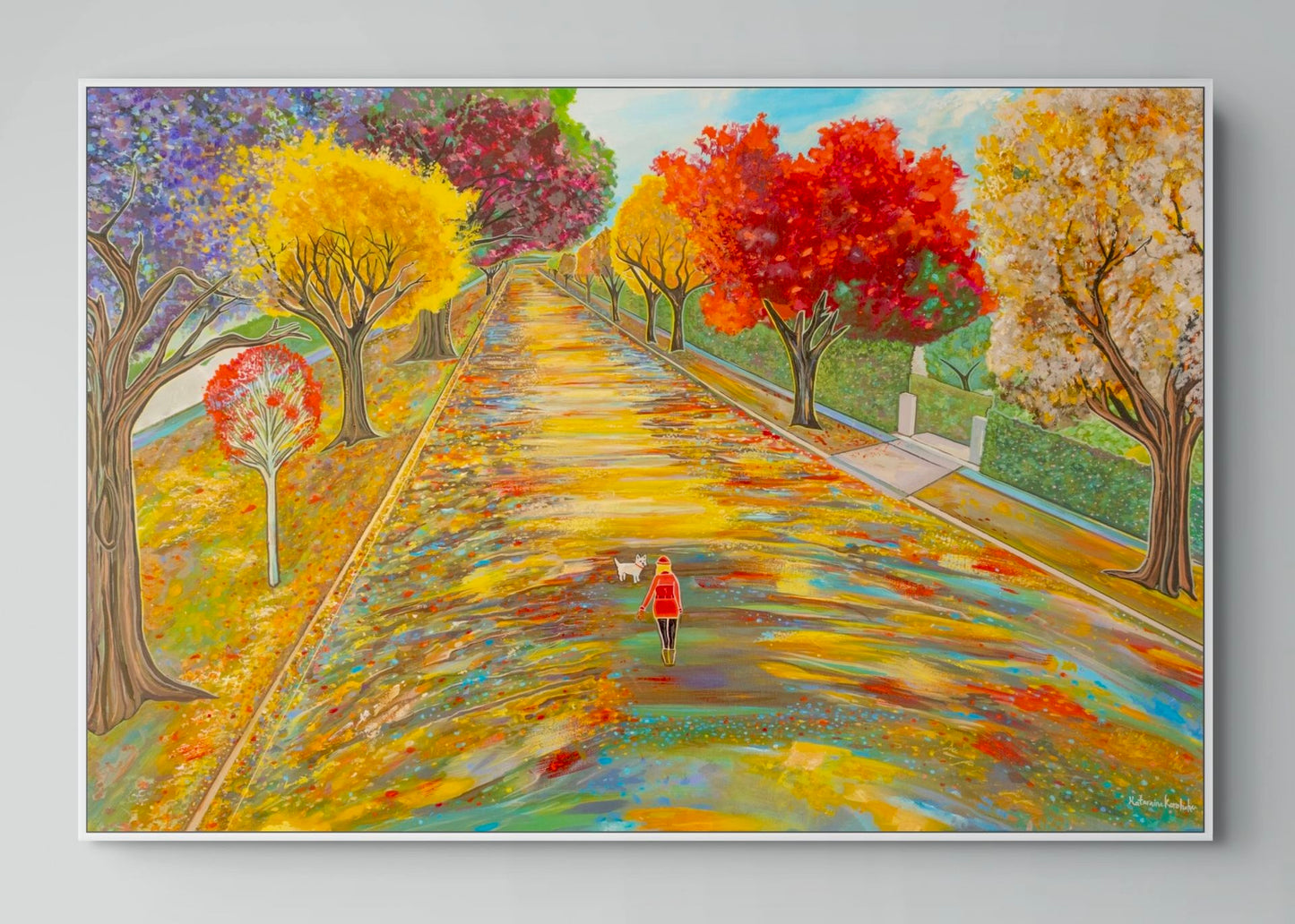 'Autumn At Evandale' canvas print