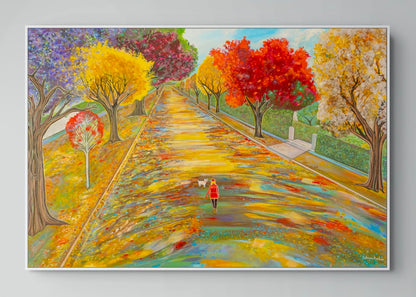 'Autumn At Evandale' canvas print