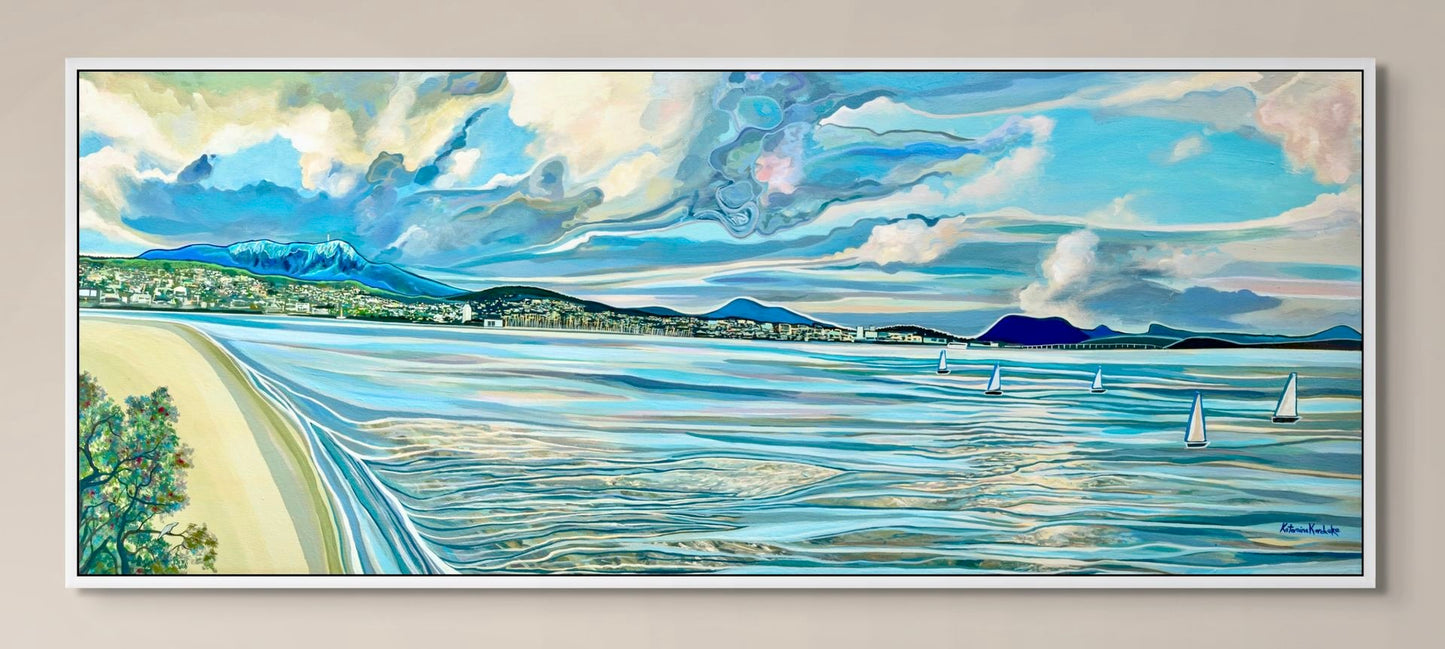 'Down By The Derwent' canvas print