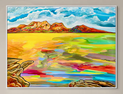'Bay Of Fiery Hazards' canvas print