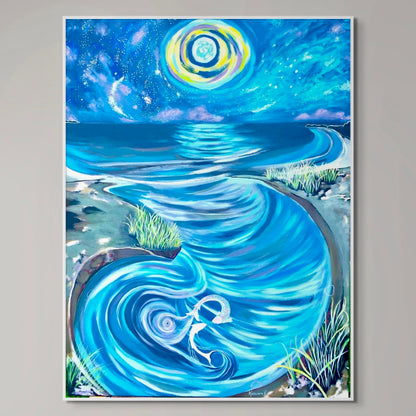 'Swim Of The Night Souls' canvas print