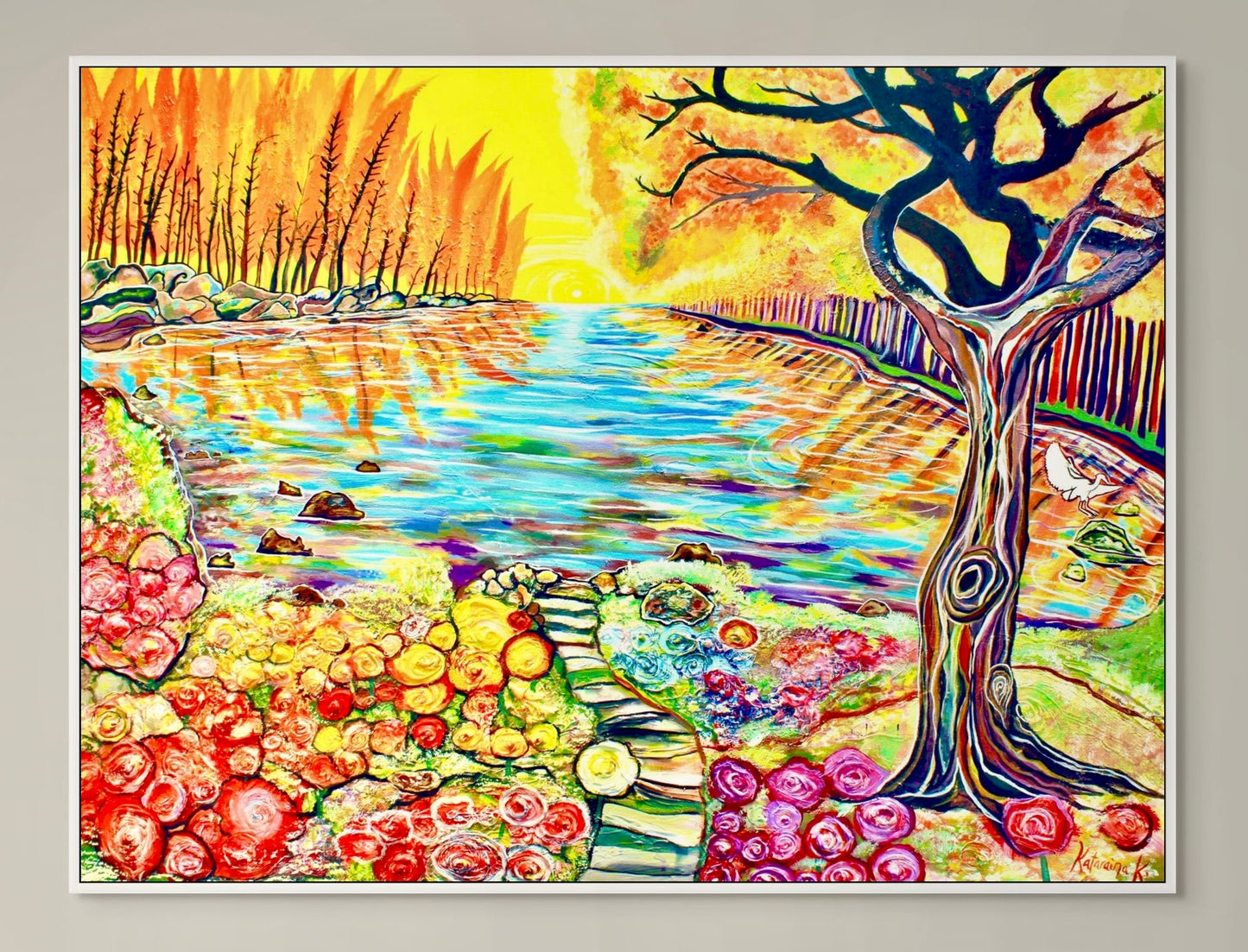 'Marmalade Skies' canvas print