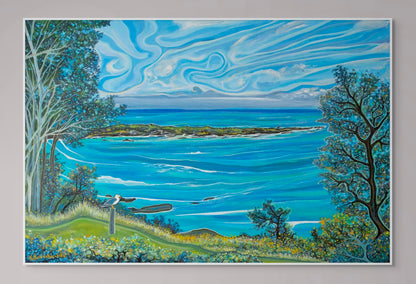 'Breakfast At Boak Harbour' canvas print