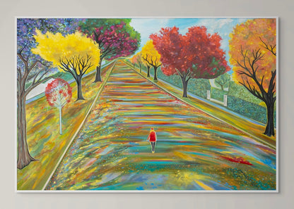 'Autumn At Evandale' canvas print