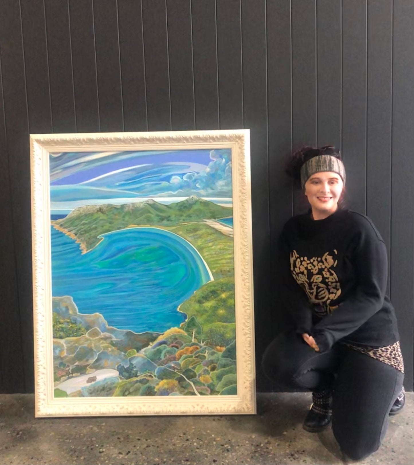 'Wineglass Bay Holiday' acrylic print