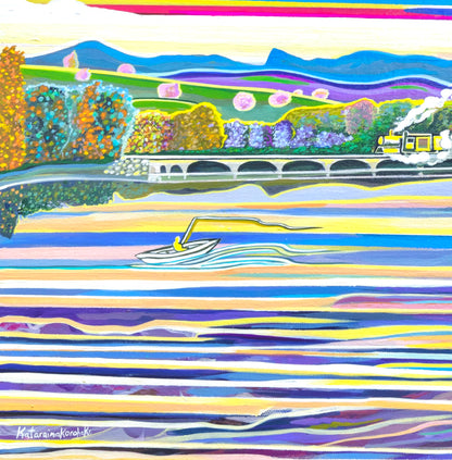 'Riverside Romance' acrylic print