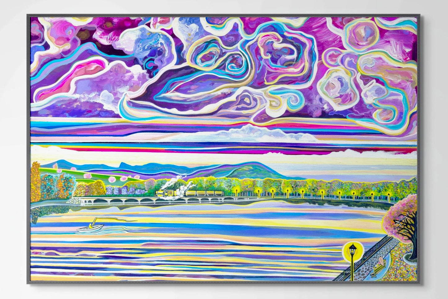 'Riverside Romance' Canvas Print