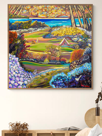 'Golden Moments' acrylic print