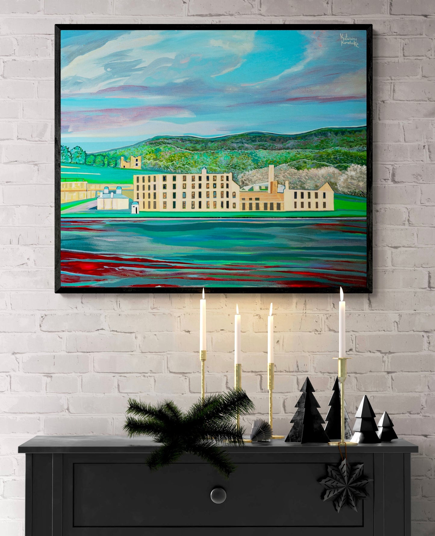 'Set In Stone' canvas print