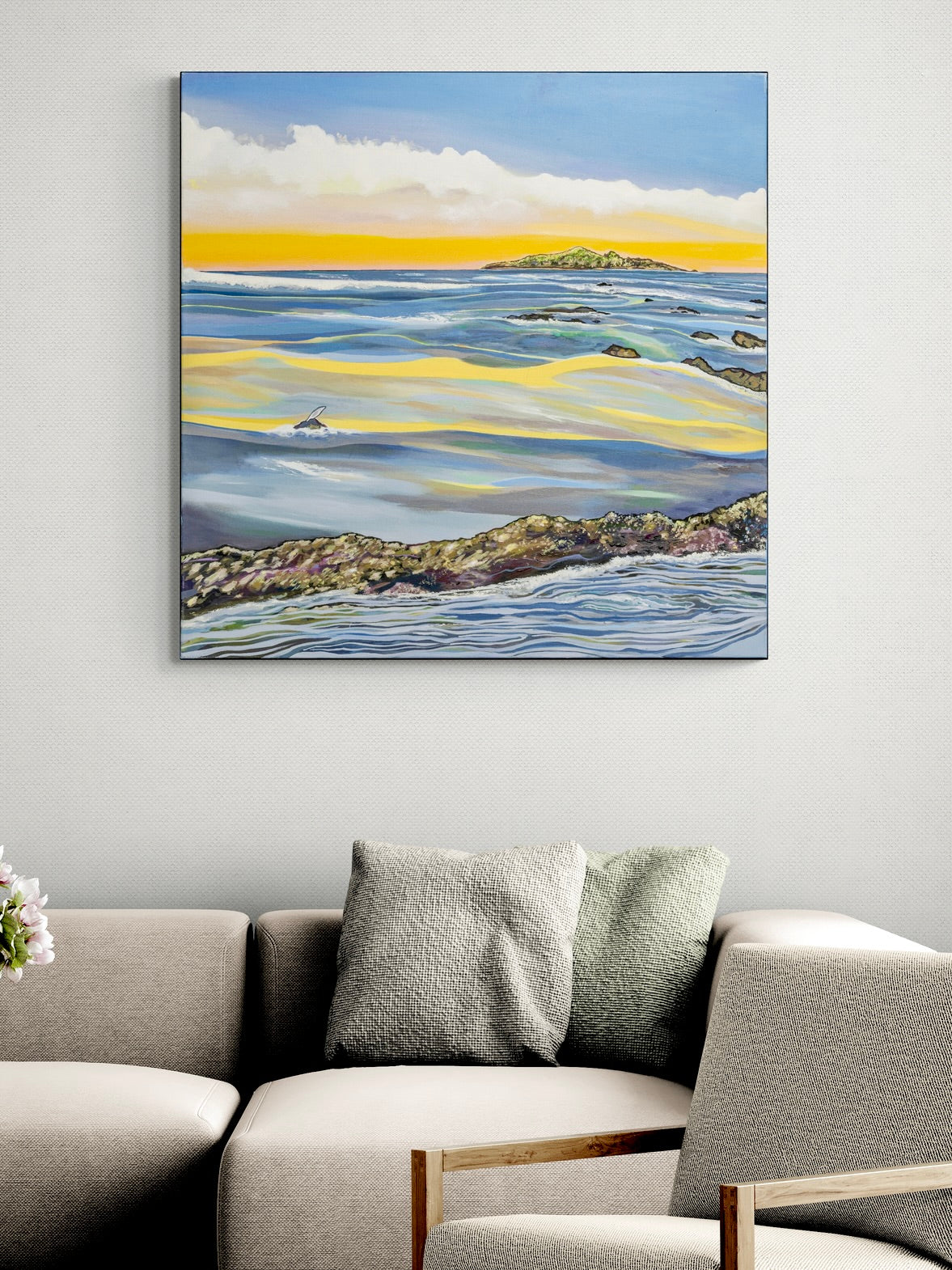 'Sunrise at Sisters' acrylic print