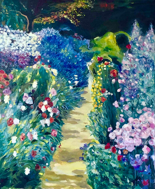 'Down The Garden Path' acrylic print