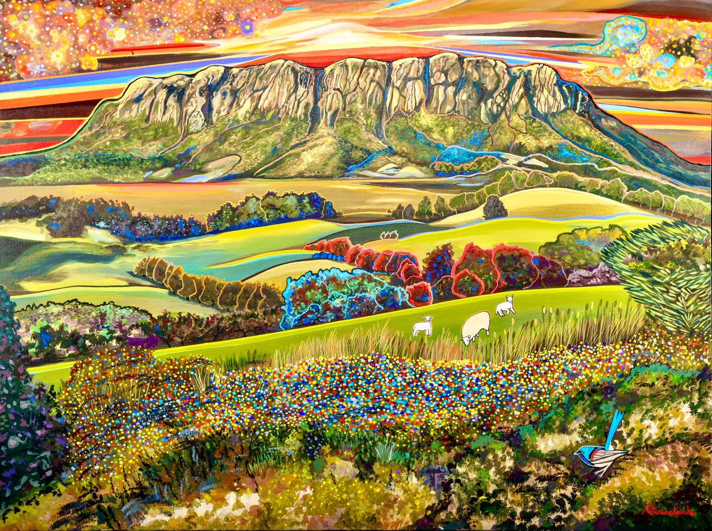 'Her Majesty, Mt Roland' canvas print